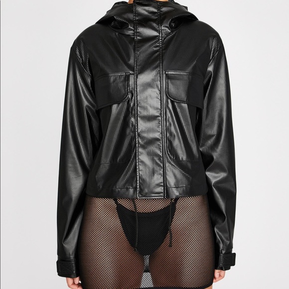 POSTER GRL SECURE THE BAG CROPPED WIND BREAKER - Picture 3 of 3
